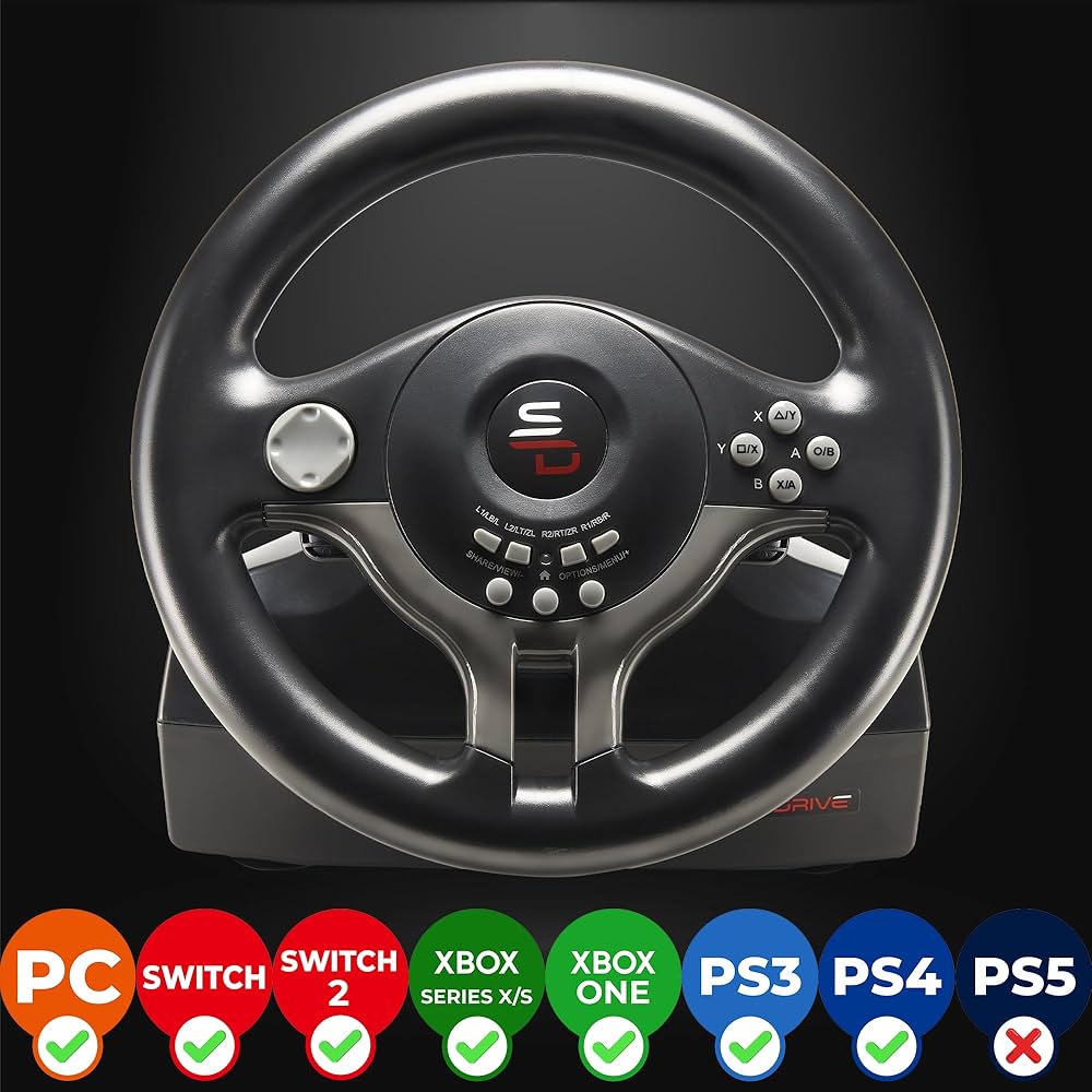 Amazon.com: SUBSONIC- Superdrive SV250 Steering Wheel with